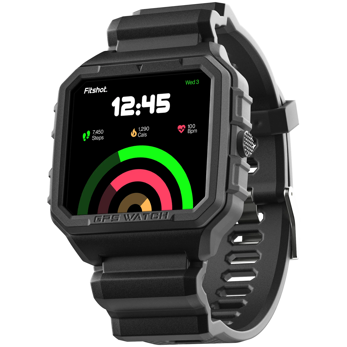 Fitshot Axis Smartwatch Inbuilt GPS I Compass l 15 Days Battery fitshot.tech